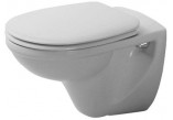 Becken WC stehend Duravit Starck 3, 66x36cm, Abfluss poziomy, HygieneGlaze, weiß