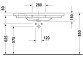 Waschtisch mit unterschrank Duravit D-Code, 105x48cm, ohne Hahnloch, weiß