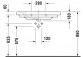 Waschtisch mit unterschrank Duravit D-Code, 105x48cm, jeden otwór pod baterię, weiß