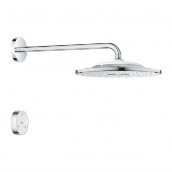 Kopfbrause Grohe Rainshower SmartConnect 310, rund, średnica 310mm, 2 strumienie, Arm Wand- 422mm, pilot do zmiany strumienia, Chrom