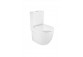 Becken WC Roca Meridian, bezrantowa, 60x37cm, do kompaktu, przyscienna, weiß