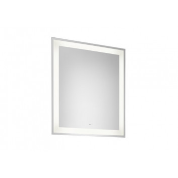 Spiegel LED Roca Iridia, Wand-, rechteckig, 60x70cm