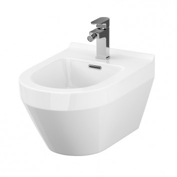 Bidet zawieszany Cersanit Crea, oval, 51x35cm, weiß