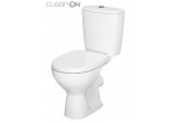 Kompakt WC Cersanit Arteco CleanOn, bezkołnierzowa Becken, 66,5x36cm, WC-Sitz mit Softclosing, doprowadzenie wody z boku, weiß