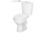 Kompakt WC Cersanit Colour, rechteckig Becken, 65x37cm, doprowadzenie wody z boku, weiß