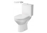 Kompakt WC Cersanit Carina, 62,5x35,5cm, Sitz duroplastowa mit Softclosing, Abfluss poziomy, doprowadzenie wody od dołu, weiß