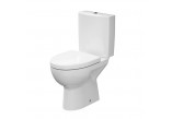 Kompakt WC Cersanit Merida, 62,5x37cm, Sitz polipropylenowa, Abfluss poziomy, doprowadzenie wody od boku, weiß