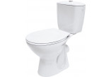 Kompakt WC Cersanit Parva, 59,5x36cm, Sitz duroplastowa, Abfluss pionowy, doprowadzenie wody od boku, weiß