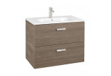 Set łazienkowy Roca Unik Victoria Basic, 70x46cm, 2 szuflady, cedr