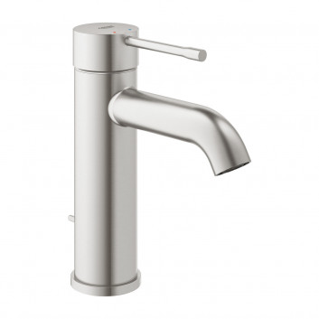 Waschtischarmatur Grohe Essence, stehend, rozmiar S, DN 15, korek automatyczny, rostfreier Stahl