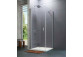 Schwingtür Huppe Design pure Viereck, 800mm, uniwersalne, Anti-Plaque, profil Chrom eloxal