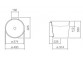 Wandwaschtisch Alape Scopio CO-Series, rund, 400mm, ohne Überlauf, Hahnloch, WT.CO400H, weiß