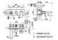 Wannenbatterie Gessi Rilievo, zur Wandmontage, Auslauf 175mm, element Aufputz-, Chrom