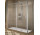 Tür Dusch- Novellini Lines 2.0 2PH, 150cm, Schiebe- ze stałym polem, links, Glas transparent, profil Chrom