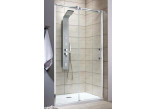 Tür Dusch- für die Nische Radaway Nes 8 Black DWB 90, rechts, Falt-, Glas transparent, 900x2000mm, schwarz profil