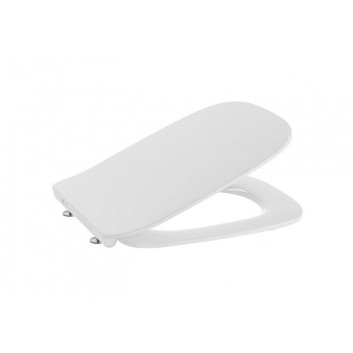 Sitz WC Roca Debba Slim Round, duroplast, mit Softclosing, szybki demontaż, weiß