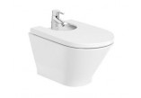 Becken für kompakt-wc WC Roca Gap Rimless Round, 65,5x37cm, zur Wandmontage, bez kołnierza, Abfluss doppelt, weiß