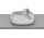 Aufsatzwaschtisch Roca Beyond, 59x46cm, Finceramic, ohne Überlauf, perła