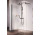 Duschwand Walk-In Novellini Giada H, 70x195cm, Glas transparent, silbernes Profil
