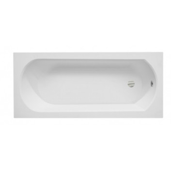 Badewanne rechteckig Besco Quadro Slim, 155x70cm, Acryl-, weiß
