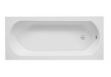 Badewanne rechteckig Besco Intrica Slim, 150x75cm, Acryl-, weiß