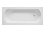Badewanne rechteckig Besco Quadro Slim, 170x75cm, Acryl-, weiß