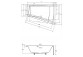 Asymmetrische badewanne Besco Intima, 150x85cm, Version links, Acryl-, weiß