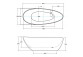 Asymmetrische badewanne Besco Intima Duo Slim, 180x125cm, rechte Version, Acryl-, weiß