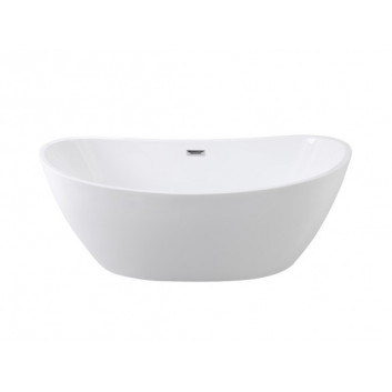 Badewanne freistehend Besco Melody, 170x80cm, weiß