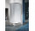 Duschkabine halbrund Sanplast KP1DJa/TX5b-90, 90x90cm, Farbe profili: silbern glänzend wzór szyby: transparentna 