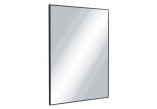 Spiegel rechteckig Excellent Kuadro, hängend, 60x80cm, schwarz matt