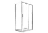 Seitenpaneel dla Tür prysznicowych Besco Actis, 90x195cm, Glas transparent, profil Chrom