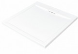 Duschwanne quadratisch Besco Axim Ultraslim, 80x80cm, Acryl-, weiß