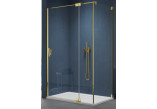 Tür Dusch- Sanswiss Caudra CA13, rechts, 90cm, Glas transparent, profil golden