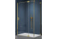 Tür Dusch- Sanswiss Caudra CA13, rechts, 90cm, Glas transparent, profil golden