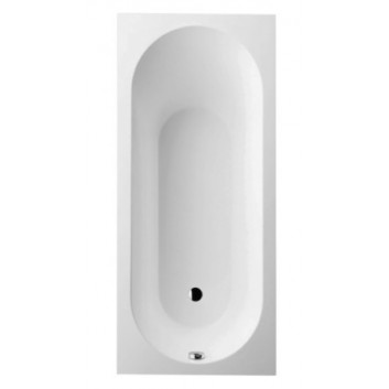 Badewanne rechteckig Villeroy&Boch Oberon, 160x75 cm mit Füßen, Stone White