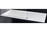 Duschwanne rechteckig Novellini Custom Touch, 120x70cm, montaż auf dem Boden, Höhe 3,5cm, Acryl, weiß matt