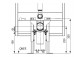 Montageset TECEone, dla stelaża TECEconstruct ze spłuczką Octa, 8cm