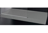 Duschwanne rechteckig Novellini Custom Touch, 100x80cm, montaż auf dem Boden, Höhe 12cm, Acryl, weiß matt