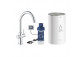 Set Grohe Red Duo mit Armatur kuchenną in Form von C oraz bojlerem w rozmiarze L, obracana Auslauf, Chrom