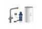 Set Grohe Red Duo mit Armatur kuchenną in Form von C oraz bojlerem w rozmiarze M, obracana Auslauf, Chrom