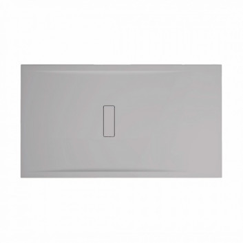 Duschwanne rechteckig Novellini Custom Touch, 100x80cm, montaż auf dem Boden, Höhe 3,5cm, Acryl, weiß matt