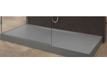 Duschwanne rechteckig Novellini Custom, 180x80cm, montaż auf dem Boden, Höhe 3,5cm, Acryl, możliwość przycinania, weiß matt