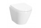 Becken WC abgehängt Vitra Sento, 49,5x36cm, bezrantowa, weiß