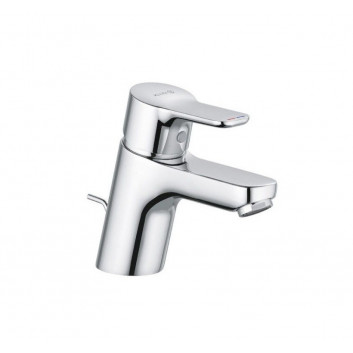 Waschtischarmatur Kludi Pure&Easy, stehend, Höhe 145mm, Set Ablauf-, Chrom