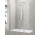 Wand freistehend walk-in mit beweglichem Flügel Novellini Kaudra H+HFA, 70 + 37cm, universal, Glas transparent, profil Chrom