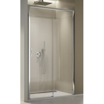 Tür Dusch- für die Nische SanSwiss Top-Line S Black, rozsuwane, 160cm, rechts, schwarz profil