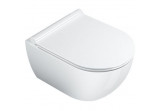 Becken Catalano Sfera NF hängend, 35x50 cm, bezrantowa, weiß + WC-Sitz mit Softclosing slim + mocowania