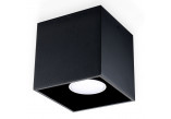 Plafon Sollux Ligthing Orbis 1, 10cm, rund, GU10 1x40W, schwarz