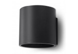 Plafon Sollux Ligthing Orbis 1, 10cm, rund, GU10 1x40W, schwarz